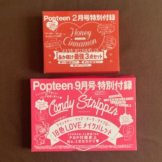 ハニーシナモン(Honey Cinnamon)のPopteen 特別付録2点セット(コフレ/メイクアップセット)