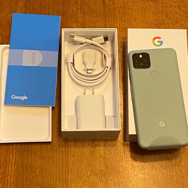 新品】Google Pixel5 Sorta Sage 【SIMロック解除済 新品】Google Pixel5 Sorta Sage 【SIMロック解除済