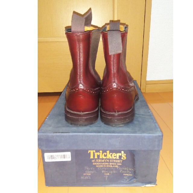 Trickers - 美品 Tricker's サイドゴアブーツ M7188の通販 by ブラック