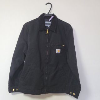 カーハート(carhartt)の【美品】Carhartt WIP ダック地 ワークジャケット ブラック(その他)