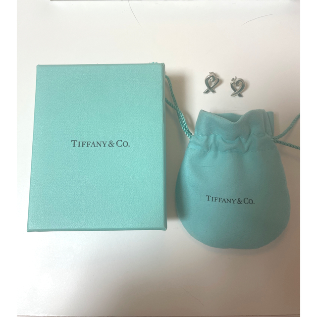 Tiffany & Co. - ティファニー 925 ラビングハート ピアス の通販 by