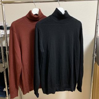 ユニクロ(UNIQLO)のユニクロ　エクストラファインメリノタートルネックセーター(ニット/セーター)