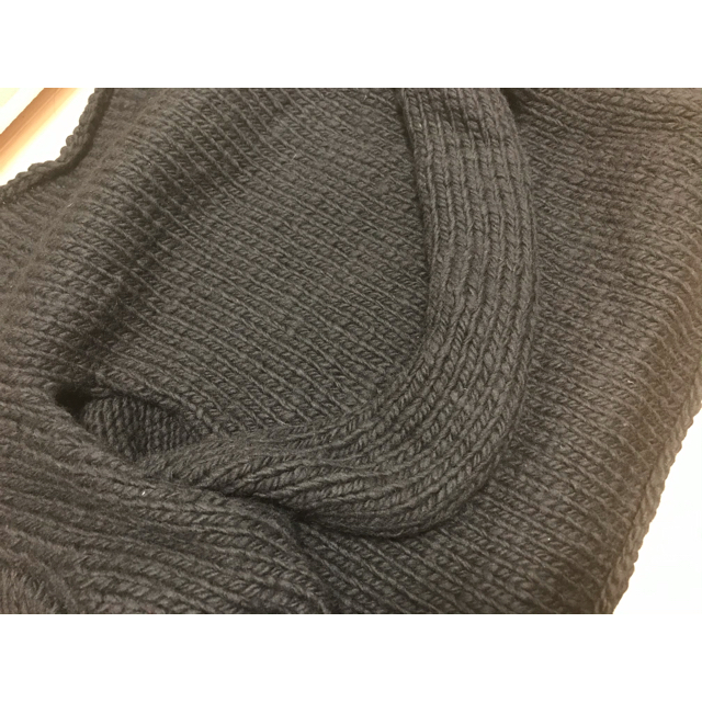 stein Interwoven Hand Knit LS Black メンズのトップス(ニット/セーター)の商品写真