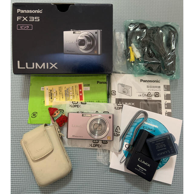 Panasonic(パナソニック)の【最終値下げ】Panasonic LUMIX FX DMC-FX35-P スマホ/家電/カメラのカメラ(コンパクトデジタルカメラ)の商品写真