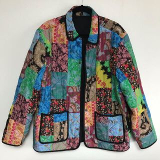 シュプリーム(Supreme)のsupreme reversible patchwork jacket L(ブルゾン)