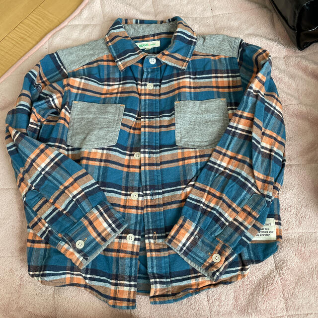 BEAMS(ビームス)のBEAMS mini チェックシャツ　120 キッズ/ベビー/マタニティのキッズ服男の子用(90cm~)(ブラウス)の商品写真