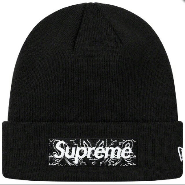 ニット帽/ビーニーSupreme New Era Bandana Box Logo Beanie