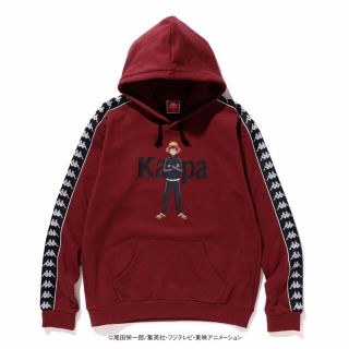 カッパ(Kappa)の即納　Kappa × ワンピース コラボ プルオーバーパーカー バーガンディ S(パーカー)