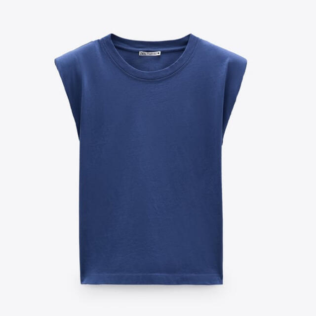 ZARA(ザラ)の｟新品未使用タグ付き｠ZARA ノースリーブ Tシャツ レディースのトップス(Tシャツ(半袖/袖なし))の商品写真