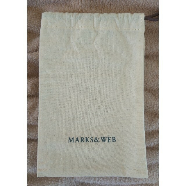 MARKS&WEB(マークスアンドウェブ)のマークスアンドウェブ MARKS&WEB コットン巾着ポーチ 三枚セット コスメ/美容のスキンケア/基礎化粧品(その他)の商品写真