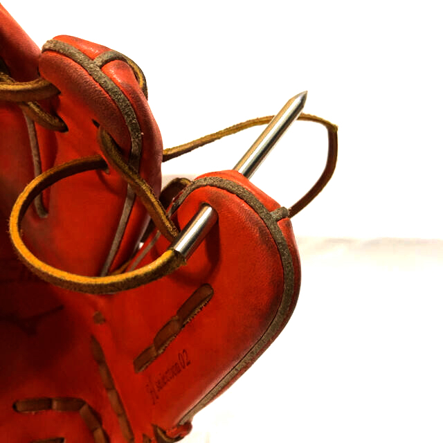 グラブ紐修理に❗️　グラブレース用に加工プライヤーとニードル(２本)のセット スポーツ/アウトドアの野球(グローブ)の商品写真
