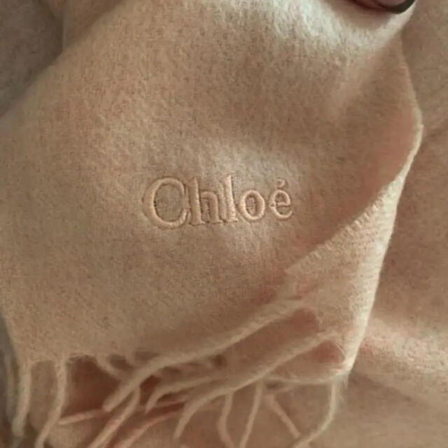 Chloe(クロエ)のChloe カシミヤ100%マフラーストール ハンドメイドのファッション小物(マフラー/ストール)の商品写真