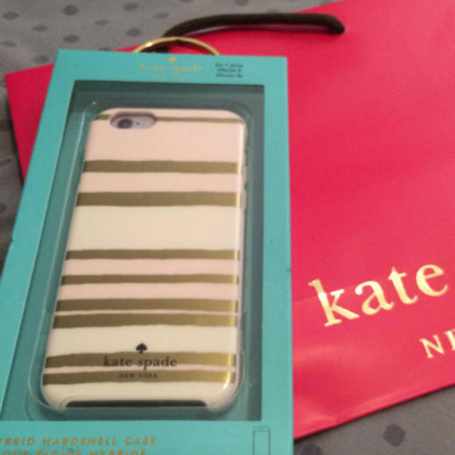 kate spade new york(ケイトスペードニューヨーク)のKate♤iPhone6/6s新品ケース スマホ/家電/カメラのスマホアクセサリー(モバイルケース/カバー)の商品写真