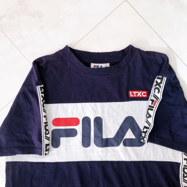 lovetoxic(ラブトキシック)のLovetoxic  ✖️  FILA ワンピース キッズ/ベビー/マタニティのキッズ服女の子用(90cm~)(ワンピース)の商品写真