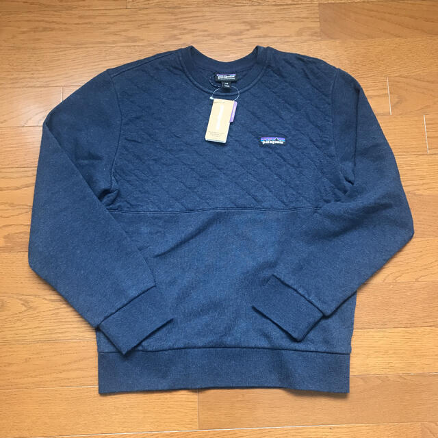 パタゴニア　オーガニックコットンキルトクルー　new navy