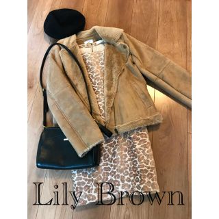 リリーブラウン(Lily Brown)の☆Lily Brown☆リリーブラウン♡レオパード柄ワンピース(ミニワンピース)