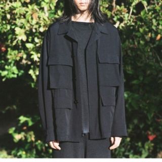 コモリ(COMOLI)の21ss comoli ウールギャバ B.D.U JACKET サイズ2 デニム(ミリタリージャケット)