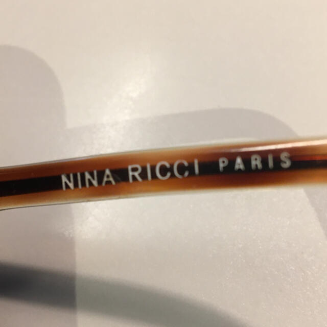 NINA RICCI(ニナリッチ)の値下げ！NINA RICCI ニナリッチ ヴィンテージサングラス 茶  レディースのファッション小物(サングラス/メガネ)の商品写真