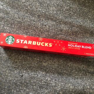 スターバックスコーヒー(Starbucks Coffee)のネスプレッソカプセル【STARBACKS ホリデーブレンド】(コーヒー)