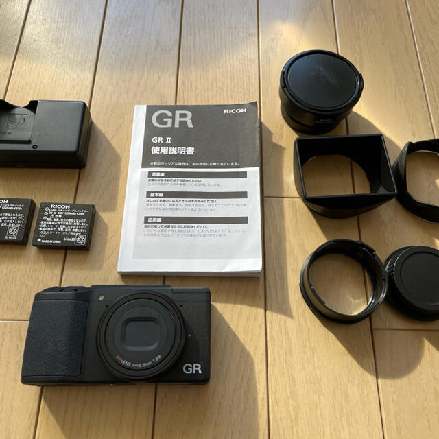 RICOH リコー GR GR 2 GR2 コンバージョンレンズ 充電パック2個