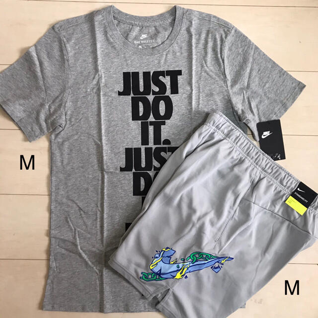 新品　NIKE Tシャツ　ハーフパンツ　M セット　ランニング　ジム　 メンズのトップス(Tシャツ/カットソー(半袖/袖なし))の商品写真
