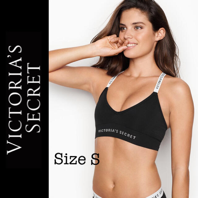 Victoria's Secret(ヴィクトリアズシークレット)のブラレット♡ブラックロゴ レディースの下着/アンダーウェア(ブラ)の商品写真