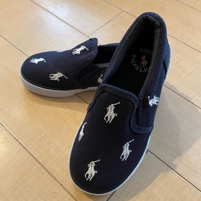 Ralph Lauren(ラルフローレン)のラルフローレン　スリッポン　17㎝ キッズ/ベビー/マタニティのキッズ靴/シューズ(15cm~)(スリッポン)の商品写真