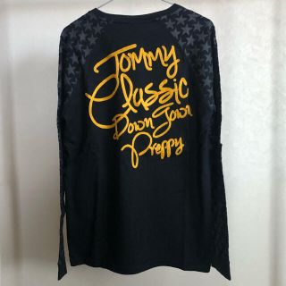 トミー(TOMMY)の古着　トミー　刺繍がオシャレなロンＴ◇TOMMY◇M-0030(Tシャツ/カットソー(七分/長袖))