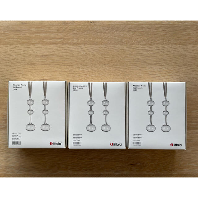 新品未使用》3個セット イッタラ アテネの朝 ミニ2ピースセット www