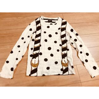 ツモリチサト(TSUMORI CHISATO)のツモリチサト　サスペンダー　ドット　ボーダー  カットソー(Tシャツ/カットソー(七分/長袖))