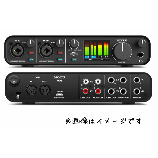 MOTU M4 オーディオインターフェイス USB　新品 2