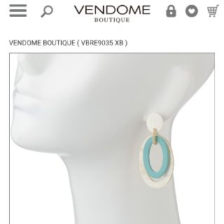 ヴァンドームアオヤマ(Vendome Aoyama)のVENDOME　イヤリング　水牛(イヤリング)