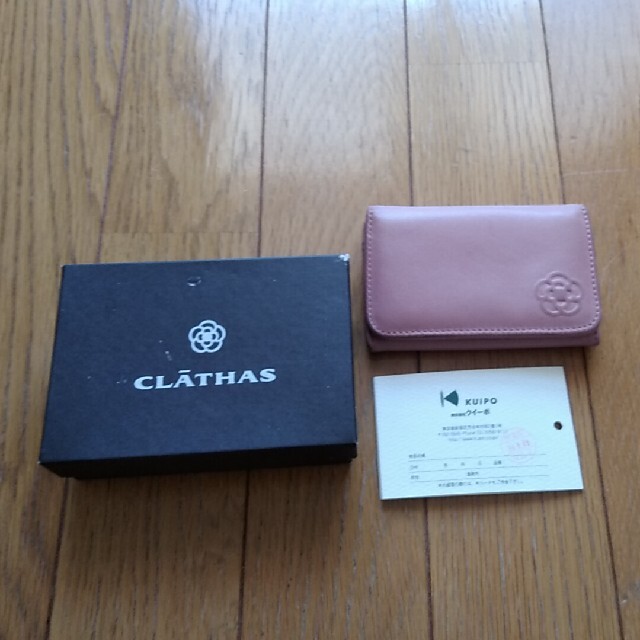 CLATHAS(クレイサス)のCLATHAS 　クレイサス　カード　名刺入れ　ピンク　 レディースのファッション小物(名刺入れ/定期入れ)の商品写真