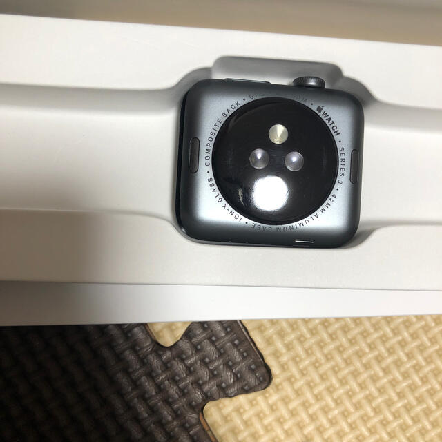 Apple Watch(アップルウォッチ)のapple watch 3 42mm スペースグレイ メンズの時計(腕時計(デジタル))の商品写真