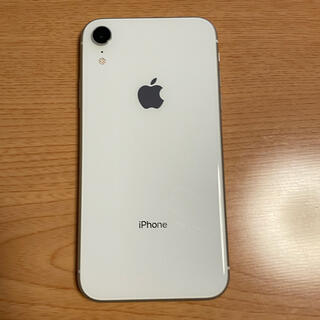 iPhone XR 本体　128GB ホワイト　白