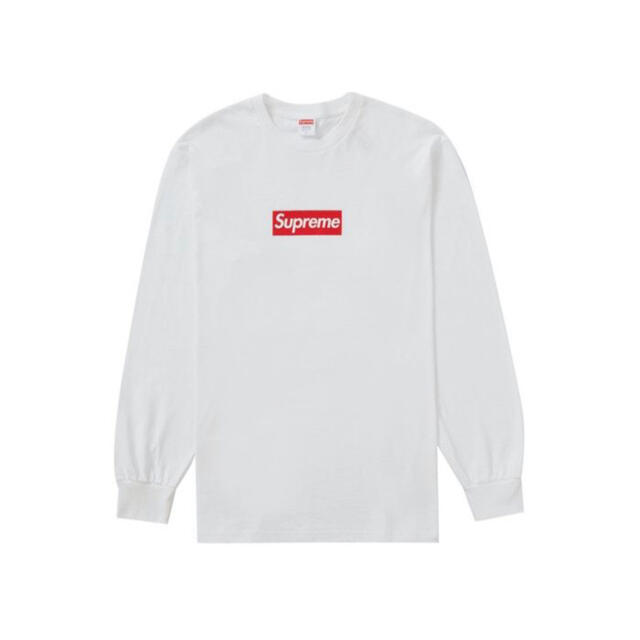 supreme Box Logo L/S White Large TシャツWhiteSIZE