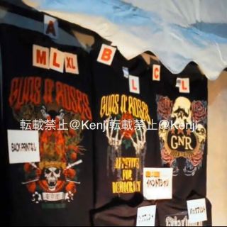 【超激レア・キムタク着用】GUNS N' ROSES ガンズ 来日Tシャツ S