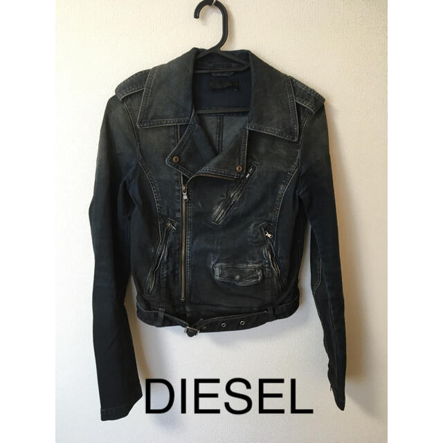 DIESEL BLACK GOLD デニムライダースジャケット