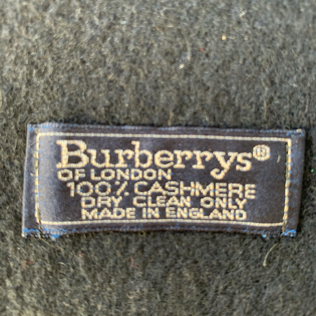 BURBERRY(バーバリー)のバーバリー　カシミアマフラー　黒 メンズのファッション小物(マフラー)の商品写真