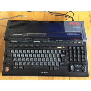 SONY MSX2本体、漢字プリンター、フロッピーディスクドライブ、取説付き