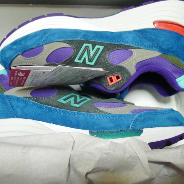 New Balance(ニューバランス)のNew Balance M992TC GREEN/PURPLE メンズの靴/シューズ(スニーカー)の商品写真