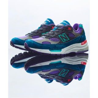 ニューバランス(New Balance)のNew Balance M992TC GREEN/PURPLE(スニーカー)