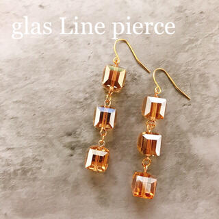 grass Line pierce(orange gold)(ピアス)