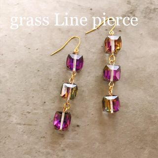 grass Line pierce(aurora)(ピアス)