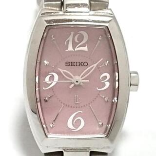セイコー(SEIKO)のセイコー 腕時計 ルキア V111-OAPO ピンク(腕時計)