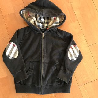 バーバリー(BURBERRY)のBurberry パーカー　黒　100cm(カーディガン)