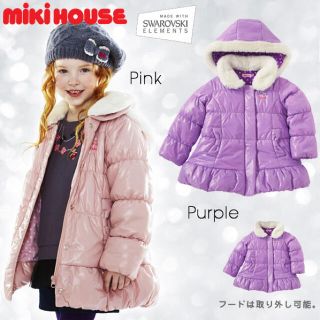 ミキハウス(mikihouse)の新品 ミキハウス 120 リーナちゃん ピンク 中綿 ジャケット ジャンパー(ジャケット/上着)