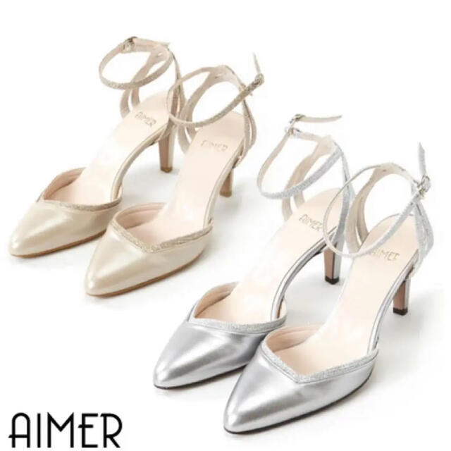 AIMER(エメ)の【専用】AIMER メッシュグリッターパンプス レディースの靴/シューズ(ハイヒール/パンプス)の商品写真