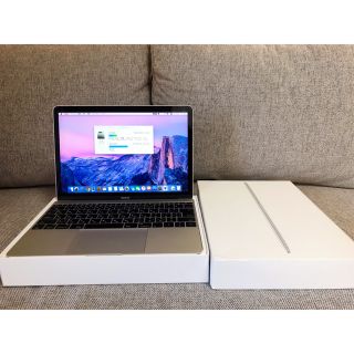 アップル(Apple)の【美品】 MacBook 12 1.1Ghz/8G/256G(ノートPC)