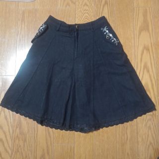 アクシーズファム(axes femme)のアクシーズ　黒　スカート　キュロット　ワイドパンツ(キュロット)